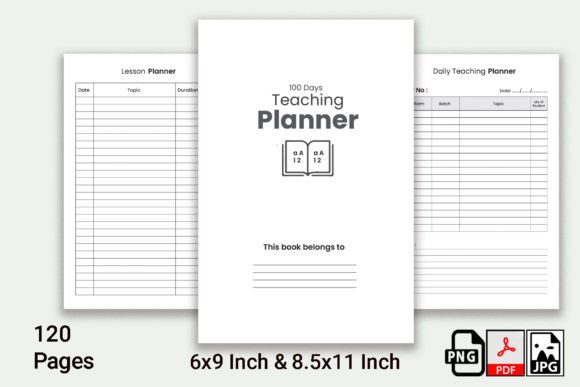 100 Days Teaching Planner KDP Interior: A Practical Evaluation for Print-on-Demand Publishers
