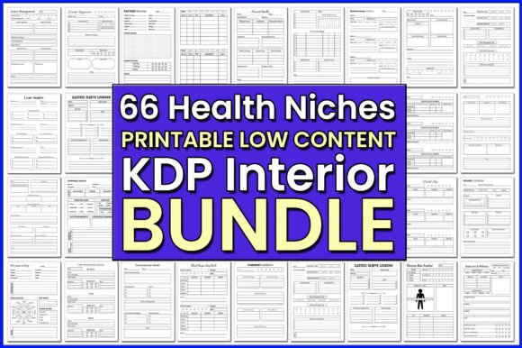 66 Printable Low Content KDP Interior Bu