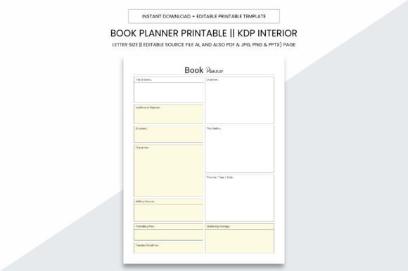 Book Planner Kdp Interior Notebook: Your All-in-One Interior for Real-World Planning