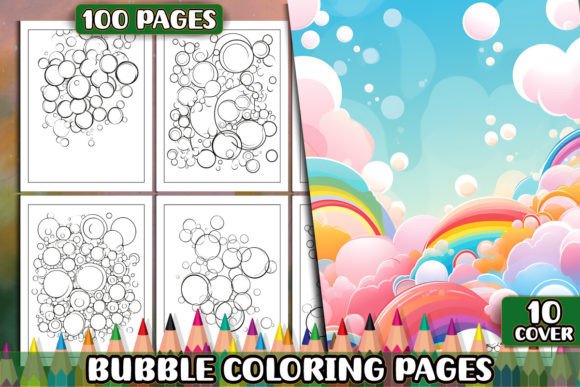 Bubble Coloring Pages for KDP Interior