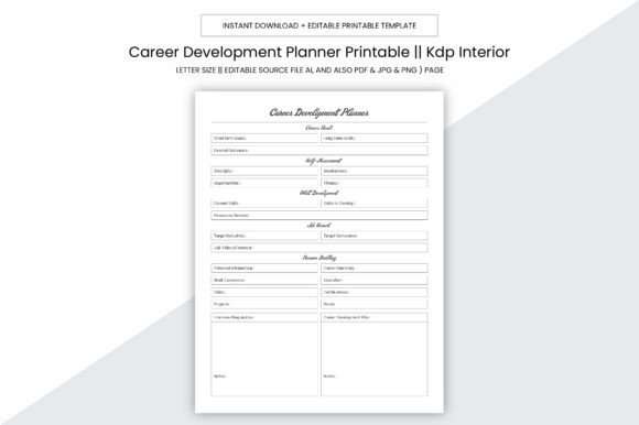 Career Development Planner Kdp Interior