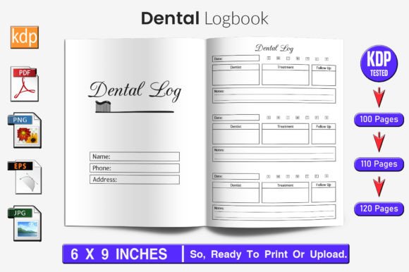 Dental Log Book KDP Interior
