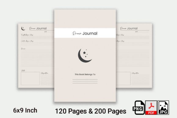 Dream Journal KDP Interior Print Ready