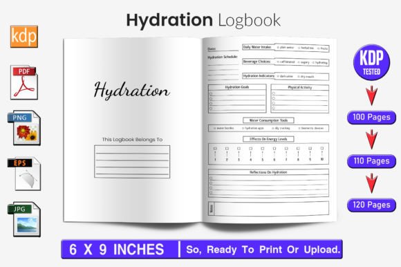 Hydration Log Book KDP Interior: A Practical Asset for Low-Content Publishers