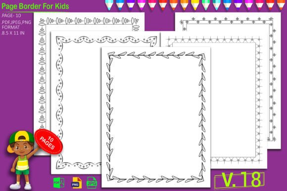 KDP Interior Border and Edge Pages
