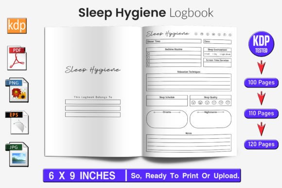 Sleep Hygiene Log Book KDP Interior