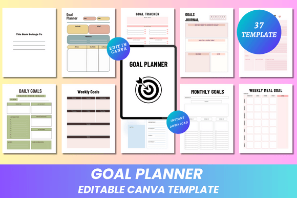 Why the Editable Goal Planner Canva KDP Interior Is a Game-Changer for Planners, Creators, and Entrepreneurs