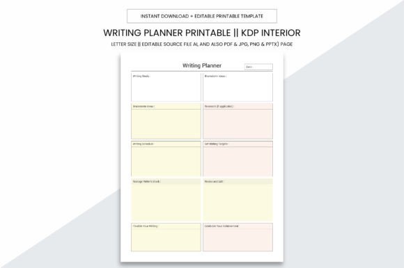 Writing Planner Page KDP Interior: A Practical, Print-Ready Resource for Authors and Planners